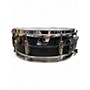 Used Ludwig 14X5 Black Galaxy Acrolite Black over Aluminum Snare Drum Black over Aluminum Snare 210