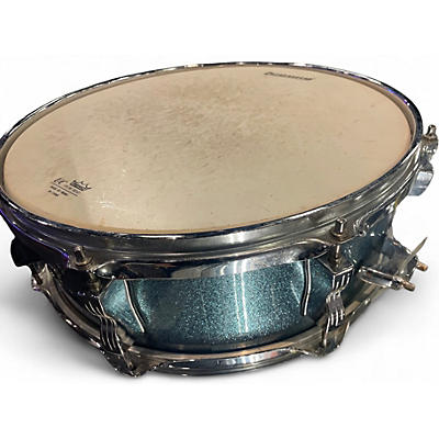Used Ludwig 14X5 Breakbeats By Questlove Snare Ice Blue Metallic Drum