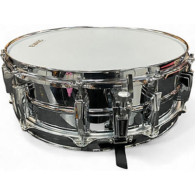 Used Ludwig 14X5 Supraphonic Snare Metallic Gray Drum