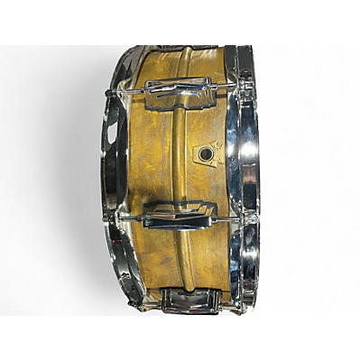 Used Ludwig 14X5 raw brass raw brass Drum