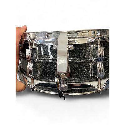 Ludwig Used Ludwig 14X5.5 Acrolite Snare Black sparkle Drum