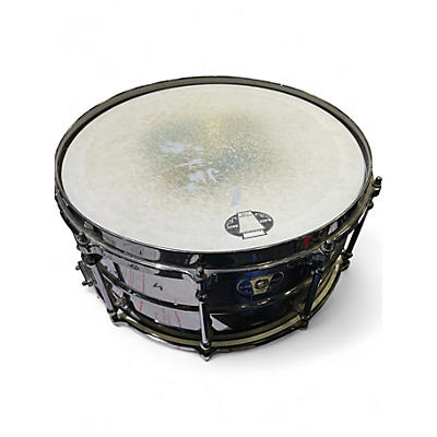 Used Ludwig 14X5.5 Black Magic Snare Black Drum