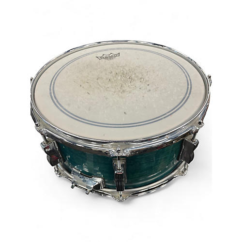Used Ludwig 14X5.5 Classic Maple blue shadow Drum blue shadow 211