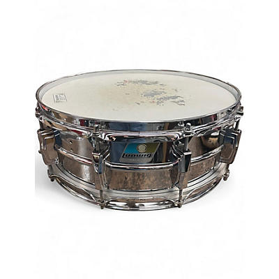 Used Ludwig 14X5.5 Supraphonic Snare Chrome Over Brass Drum