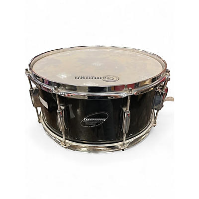 Used Ludwig 14X6.5 Accent CS Snare Black Drum