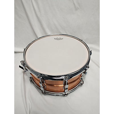 Ludwig Used Ludwig 14X6.5 Acro Brass Snare Drum Copper