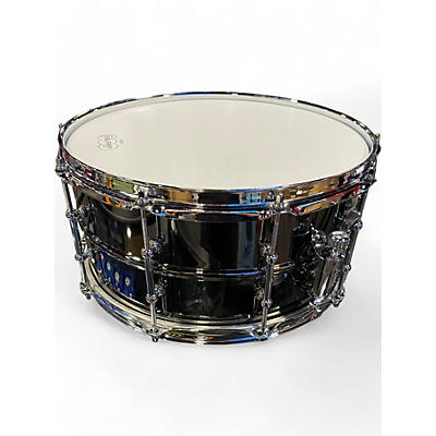 Ludwig Used Ludwig 14X6.5 Black Beauty Snare Metallic Black Drum