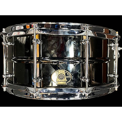 Used Ludwig 14X6.5 Black Magic Snare Nickel Drum