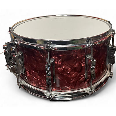 Ludwig Used Ludwig 14X6.5 Classic Maple Snare Drum Trans Red