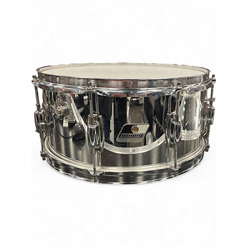 Used Ludwig 14X6.5 ROCKER SNARE CHROME  Drum CHROME  213