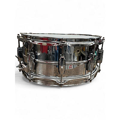 Used Ludwig 14X6.5 Supraphonic Snare CHROME OVER ALUMINUM Drum