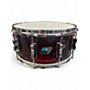 Used Ludwig 14X6.5 Vistalite Snare Red Drum Red 213