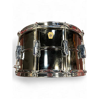 Used Ludwig 14X8 Black Beauty Snare black nickel over brass Drum