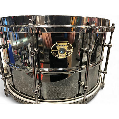Used Ludwig 14X8 Black Magic Snare Black Drum