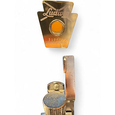 Used Ludwig 14X9 marching snare blue sparkle Drum