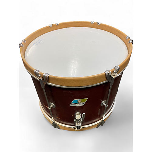 Used Ludwig 14in 70s Marching Snare Maroon Drum Maroon 33