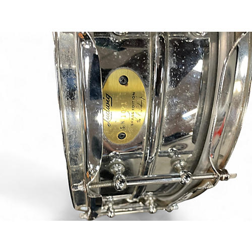 Used Ludwig 14in BRASS EDITION CHROME Drum CHROME 33
