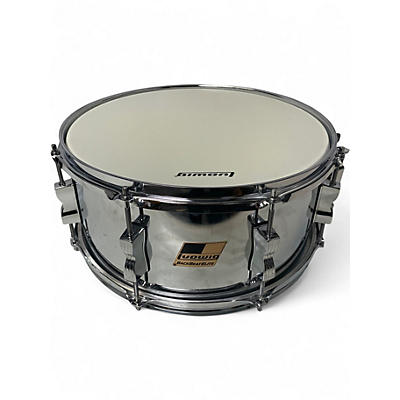 Used Ludwig 14in BackBeat Elite Snare  Silver Drum