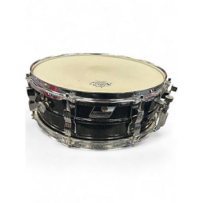 Used Ludwig 14in "Black" Acrolite Snare Black Sparkle Drum