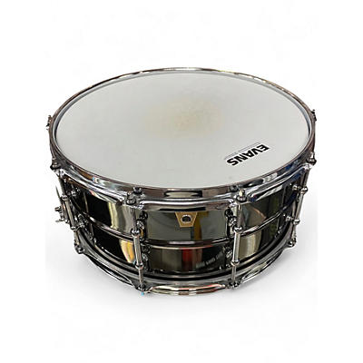 Used Ludwig 14in Black Beauty Snare Chrome Drum