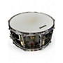 Used Ludwig 14in Black Beauty Snare Chrome Drum Chrome 33