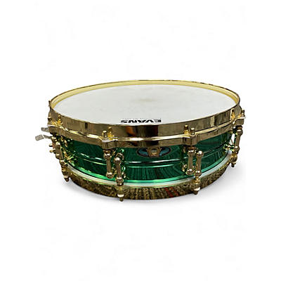 Used Ludwig 14in Carl Palmer Venus Signature Snare Green Drum