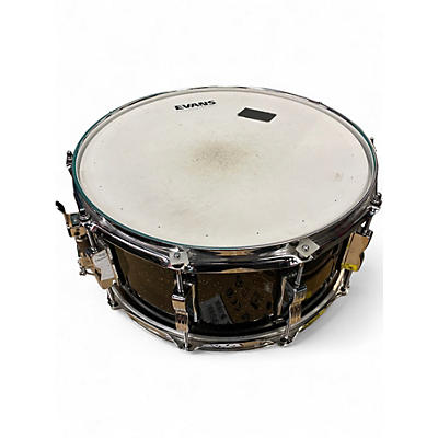 Used Ludwig 14in Classic Maple Black Galaxy Sparkle Drum