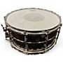 Used Ludwig 14in Hand-Hammered Black Beauty Snare Chrome Drum Chrome 33