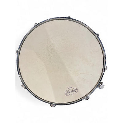 Used Ludwig 14in LM404 BLACK GALAXY black sparkle Drum