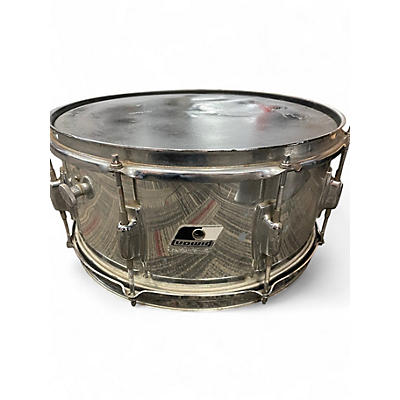 Used Ludwig 14in ROCKER SERIES 1980S SNARE Silver Drum