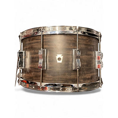 Used Ludwig 14in Standard Maple Snare Drum Brown Satin Drum