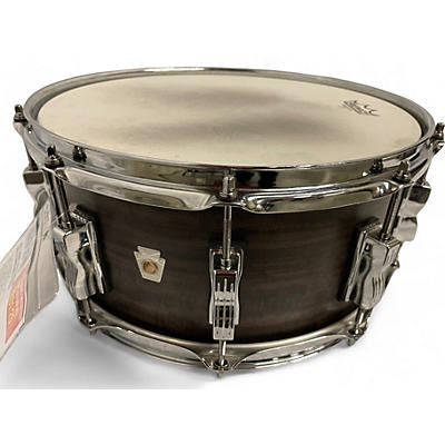 Used Ludwig 14in Standard Maple Snare Mocha Drum