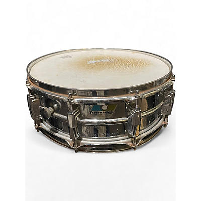 Used Ludwig 14in Supraphonic Snare Chrome Silver Drum