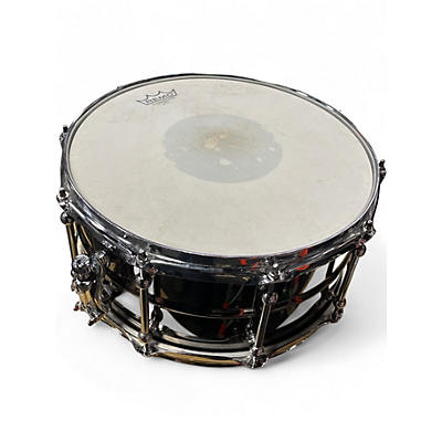 Used Ludwig 14in UNIVERSAL BLACK BRASS Black Chrome Drum