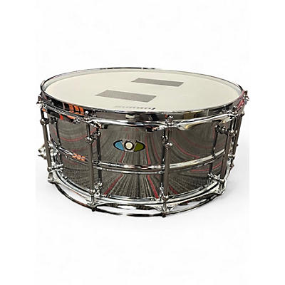 Used Ludwig 14in steel snare Chrome Drum