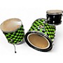 Used Ludwig 3 Piece 3 Piece Shell checkered pattern Drum Kit checkered pattern