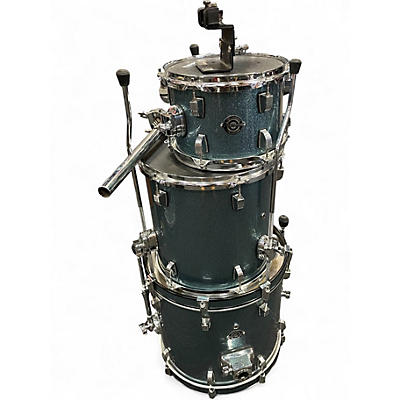 Used Ludwig 3 Piece Breakbeats By Questlove Blue Sparkle Drum Kit