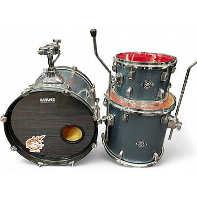 Used Ludwig 3 Piece Breakbeats By Questlove Ice Blue Metallic Drum Kit