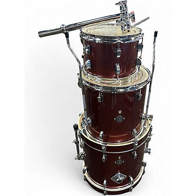 Used Ludwig 3 Piece Breakbeats By Questlove RED SPARKLE Drum Kit