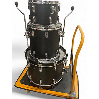 Used Ludwig 3 Piece CLASSIC OAK STAINED FLAT OAK Drum Kit