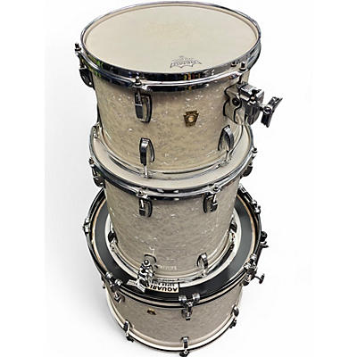 Used Ludwig 3 Piece Classic Maple Alpine White Drum Kit