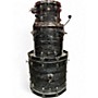 Used Ludwig 3 Piece Classic Maple Black Oyster Pearl Drum Kit Black Oyster Pearl