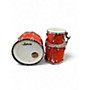 Used Ludwig 3 Piece Classic Maple Mod Orange Drum Kit Mod Orange