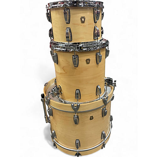 Used Ludwig 3 Piece Classic Maple Natural Drum Kit Natural