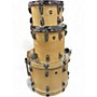 Used Ludwig 3 Piece Classic Maple Natural Drum Kit Natural