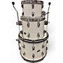 Used Ludwig Used Ludwig 3 Piece Classic Maple Pearl White Drum Kit Pearl White