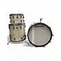 Used Ludwig 3 Piece Classic Maple Pearl White Drum Kit Pearl White
