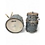 Used Ludwig 3 Piece Classic Maple Sky Blue Pearl Drum Kit Sky Blue Pearl