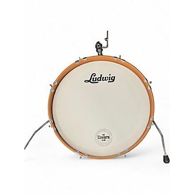 Used Ludwig 3 Piece Club Date BLUE OYSTER Drum Kit