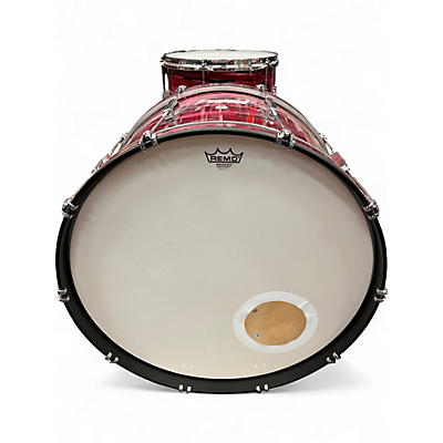 Used Ludwig 3 Piece Club Date Ruby Strata Drum Kit